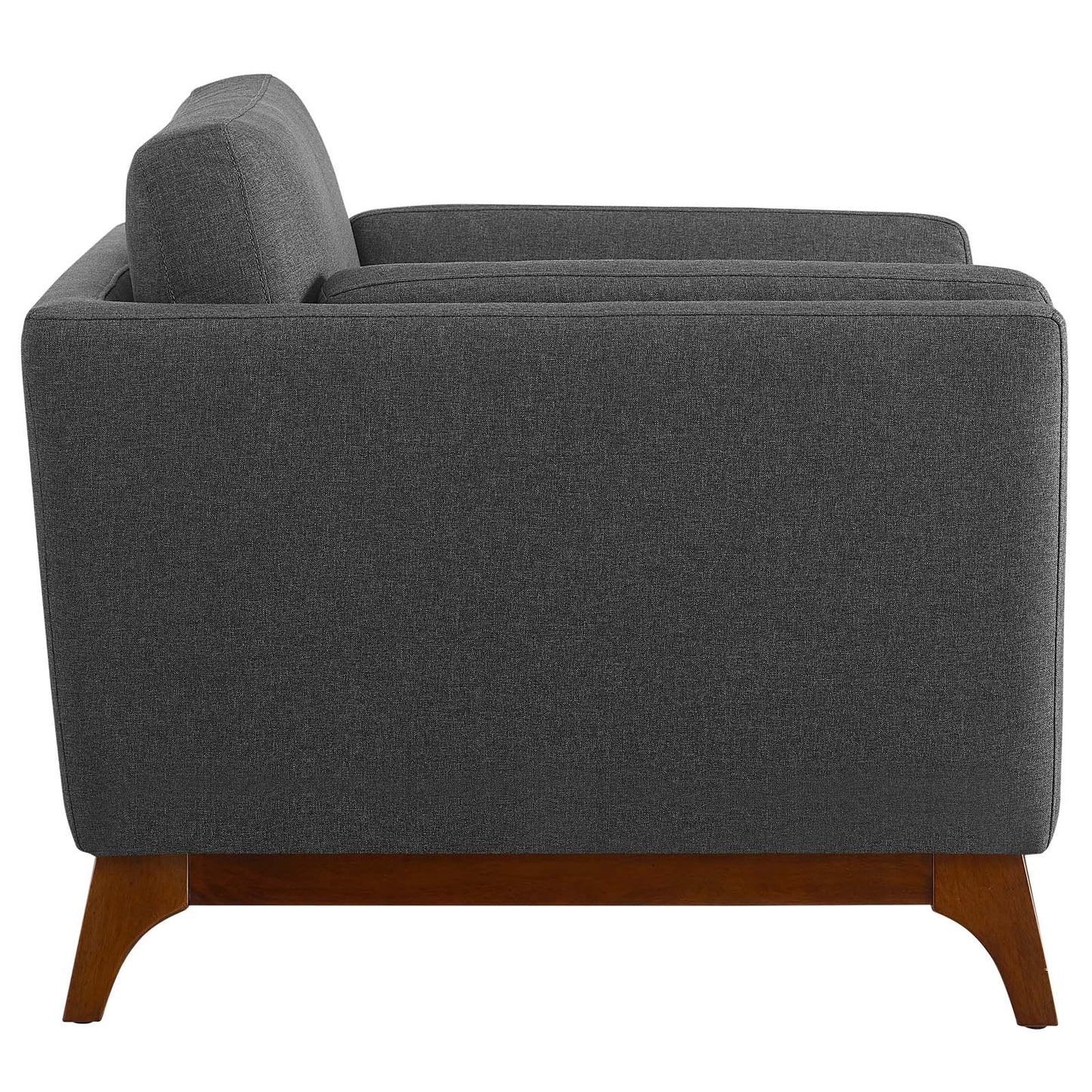 Modway Outlet Chance Upholstered Fabric Armchair by Modway  Living Room Furniture Gray - EEI-3063-GRY