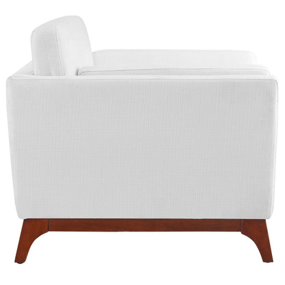 Modway Outlet Chance Upholstered Fabric Armchair by Modway  Living Room Furniture White - EEI-3063-WHI