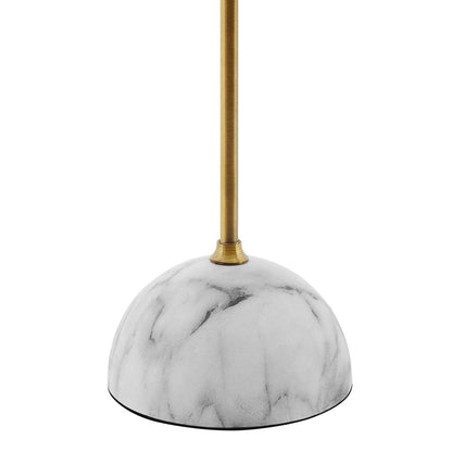 Modway Outlet Salient Brass and Faux White Marble Table Lamp by Modway  Lighting Lighting  - EEI-3086