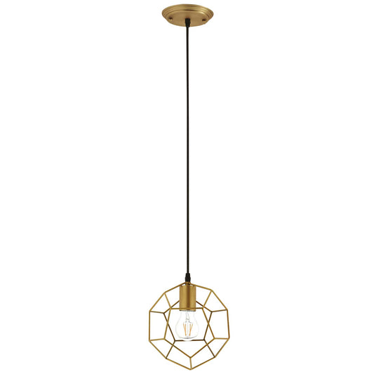 Modway Outlet Pique Gold Metal Ceiling Fixture by Modway  Lighting Lighting  - EEI-3088
