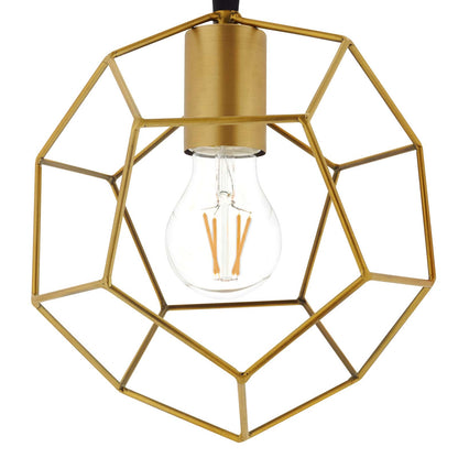 Modway Outlet Pique Gold Metal Ceiling Fixture by Modway  Lighting Lighting  - EEI-3088