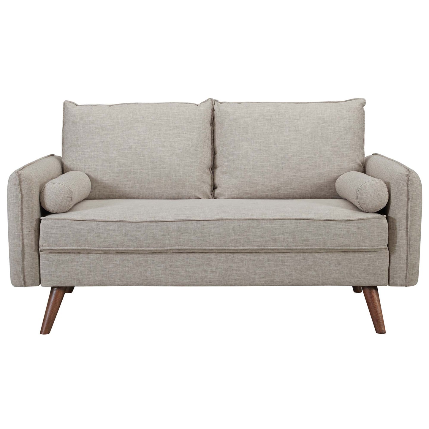 Modway - Revive Upholstered Fabric Loveseat by Modway  Living Room Sofas and Armchairs Brown - EEI-3091-BEI