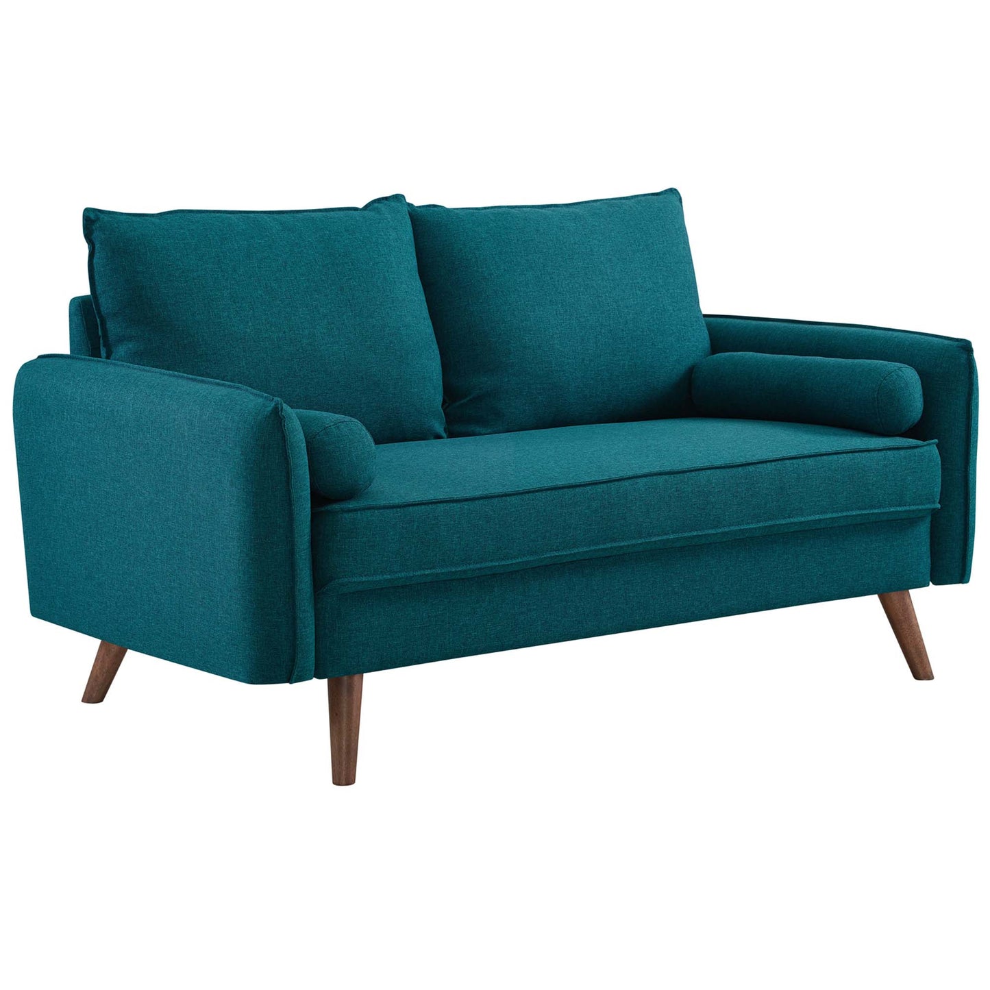 Modway - Revive Upholstered Fabric Loveseat by Modway  Living Room Sofas and Armchairs Blue - EEI-3091-TEA