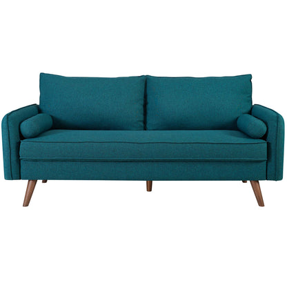 Modway - Revive Upholstered Fabric Sofa by Modway  Living Room Sofas and Armchairs Blue - EEI-3092-TEA