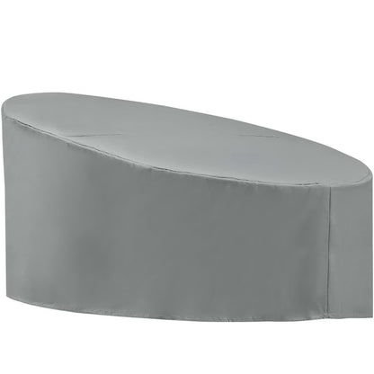 Modway - Immerse Siesta and Convene Canopy Daybed Outdoor Patio Furniture Cover by Modway  Outdoor Furniture  Gray - EEI-3132-GRY