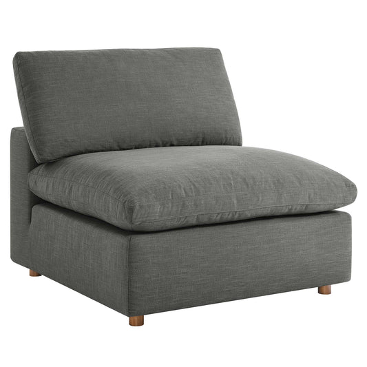 Modway Outlet Commix Down Filled Overstuffed Armless Chair by Modway  Living Room Furniture Gray - EEI-3270-GRY
