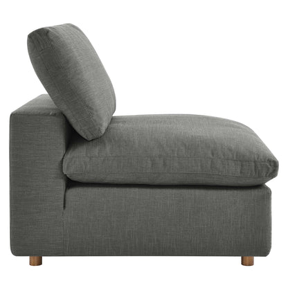 Modway Outlet Commix Down Filled Overstuffed Armless Chair by Modway  Living Room Furniture Gray - EEI-3270-GRY