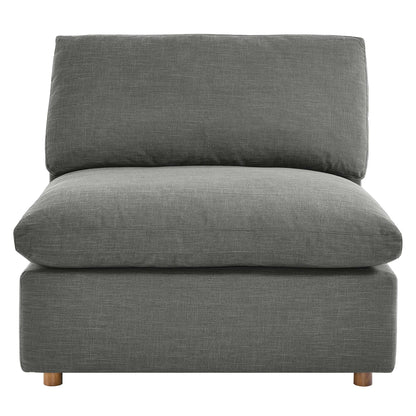 Modway Outlet Commix Down Filled Overstuffed Armless Chair by Modway  Living Room Furniture Gray - EEI-3270-GRY
