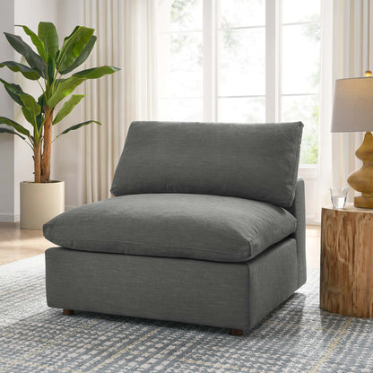 Modway Outlet Commix Down Filled Overstuffed Armless Chair by Modway  Living Room Furniture Gray - EEI-3270-GRY