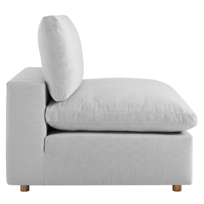 Modway Outlet Commix Down Filled Overstuffed Armless Chair by Modway  Living Room Furniture Light Gray - EEI-3270-LGR