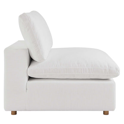 Modway Outlet Commix Down Filled Overstuffed Armless Chair by Modway  Living Room Furniture Pure White - EEI-3270-PUW