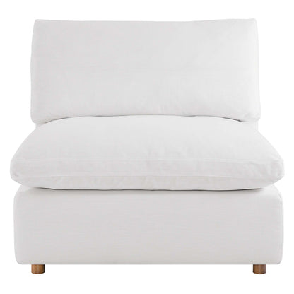 Modway Outlet Commix Down Filled Overstuffed Armless Chair by Modway  Living Room Furniture Pure White - EEI-3270-PUW