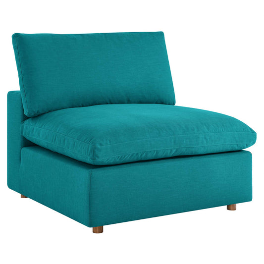 Modway Outlet Commix Down Filled Overstuffed Armless Chair by Modway  Living Room Furniture Teal - EEI-3270-TEA
