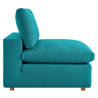 Modway Outlet Commix Down Filled Overstuffed Armless Chair by Modway  Living Room Furniture Teal - EEI-3270-TEA