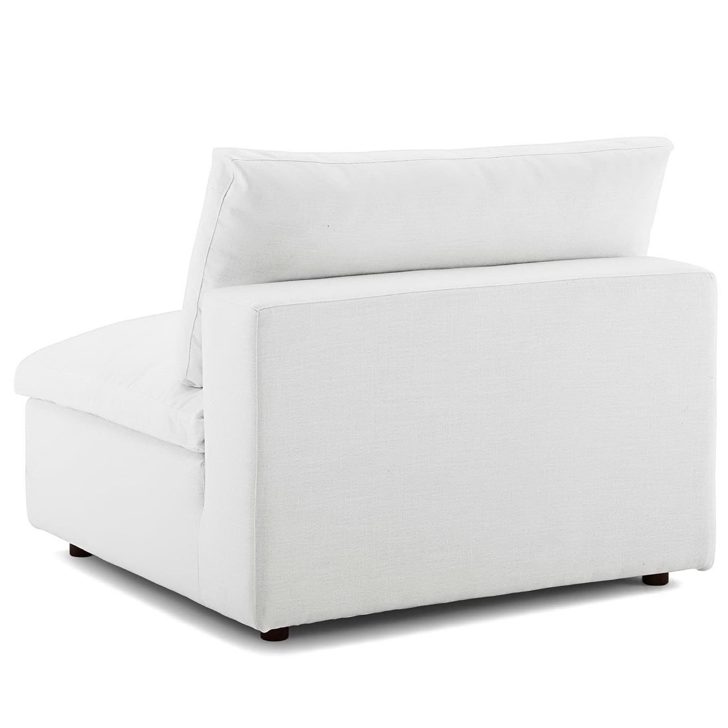 Modway Outlet Commix Down Filled Overstuffed Armless Chair by Modway  Living Room Furniture White - EEI-3270-WHI