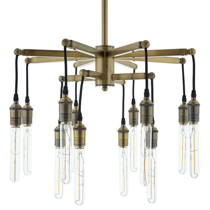 Modway Outlet Resolve Antique Brass Ceiling Light Pendant Chandelier by Modway  Lighting Lighting  - EEI-3274
