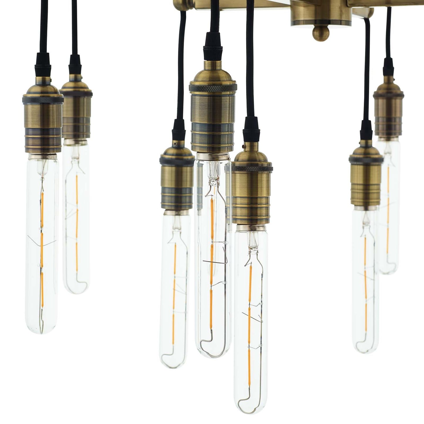 Modway Outlet Resolve Antique Brass Ceiling Light Pendant Chandelier by Modway  Lighting Lighting  - EEI-3274