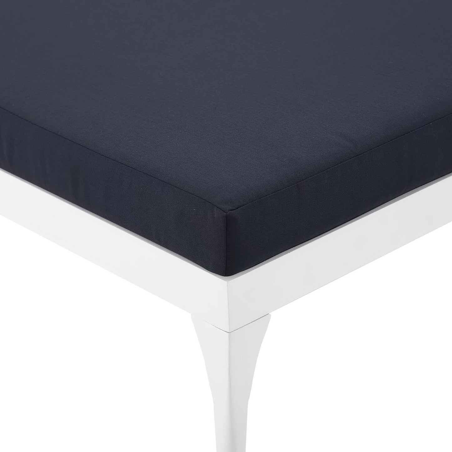 Modway Outlet Perspective Cushion Outdoor Patio Chaise Lounge Chair by Modway  Outdoor Furniture Furniture White Navy - EEI-3301-WHI-NAV