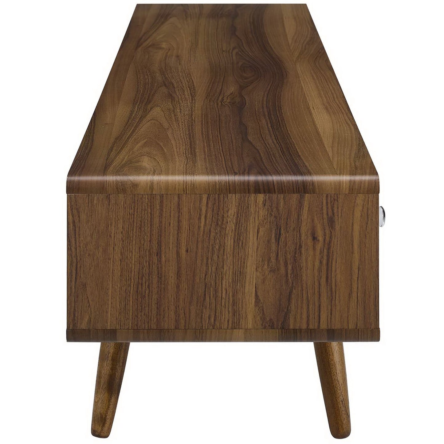 Modway Outlet Transmit 70" Media Console Wood TV Stand by Modway  Living Room Furniture Walnut White - EEI-3302-WAL-WHI