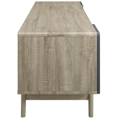 Modway Outlet Tread 70" Media Console TV Stand by Modway  Living Room Furniture Natural Gray - EEI-3306-NAT-GRY