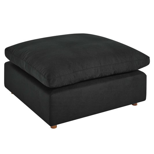 Modway Outlet Commix Down Filled Overstuffed Ottoman by Modway  Living Room Furniture Black - EEI-3318-BLK