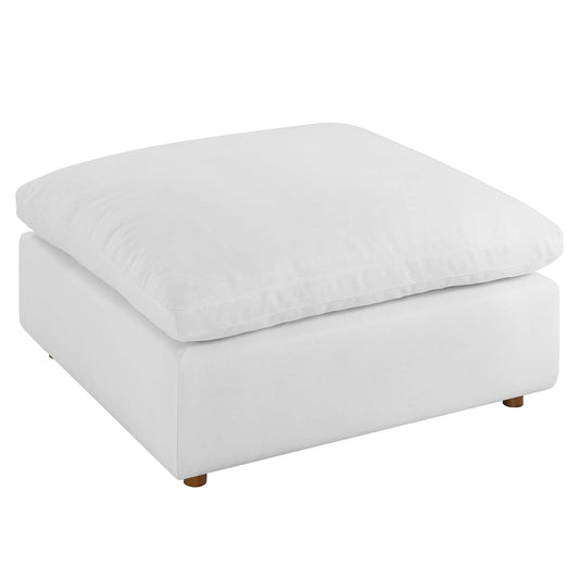 Modway Outlet Commix Down Filled Overstuffed Ottoman by Modway  Living Room Furniture Pure White - EEI-3318-PUW