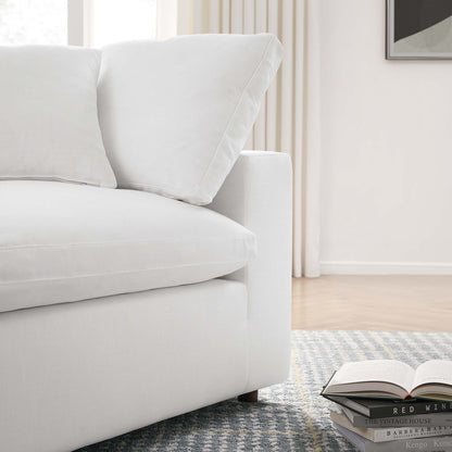 Modway Outlet Commix Down Filled Overstuffed Corner Chair by Modway  Living Room Furniture Pure White - EEI-3319-PUW