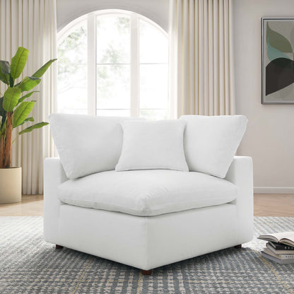 Modway Outlet Commix Down Filled Overstuffed Corner Chair by Modway  Living Room Furniture Pure White - EEI-3319-PUW