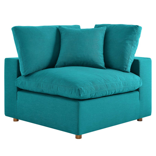 Modway Outlet Commix Down Filled Overstuffed Corner Chair by Modway  Living Room Furniture Teal - EEI-3319-TEA