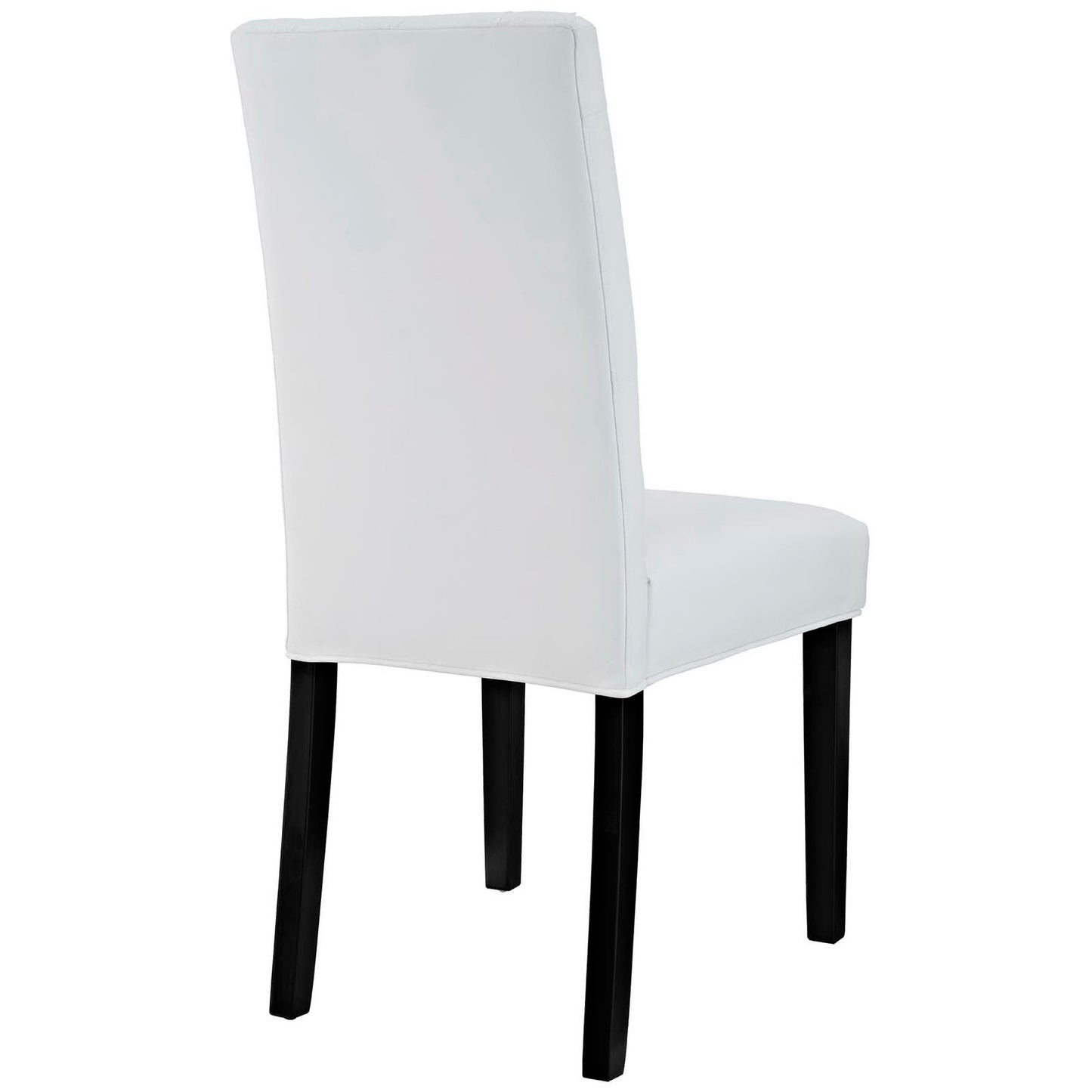 Modway - Confer Vinyl Dining Side Chair Set of 2 by Modway  Bar and Dining Dining Chairs White - EEI-3323-WHI