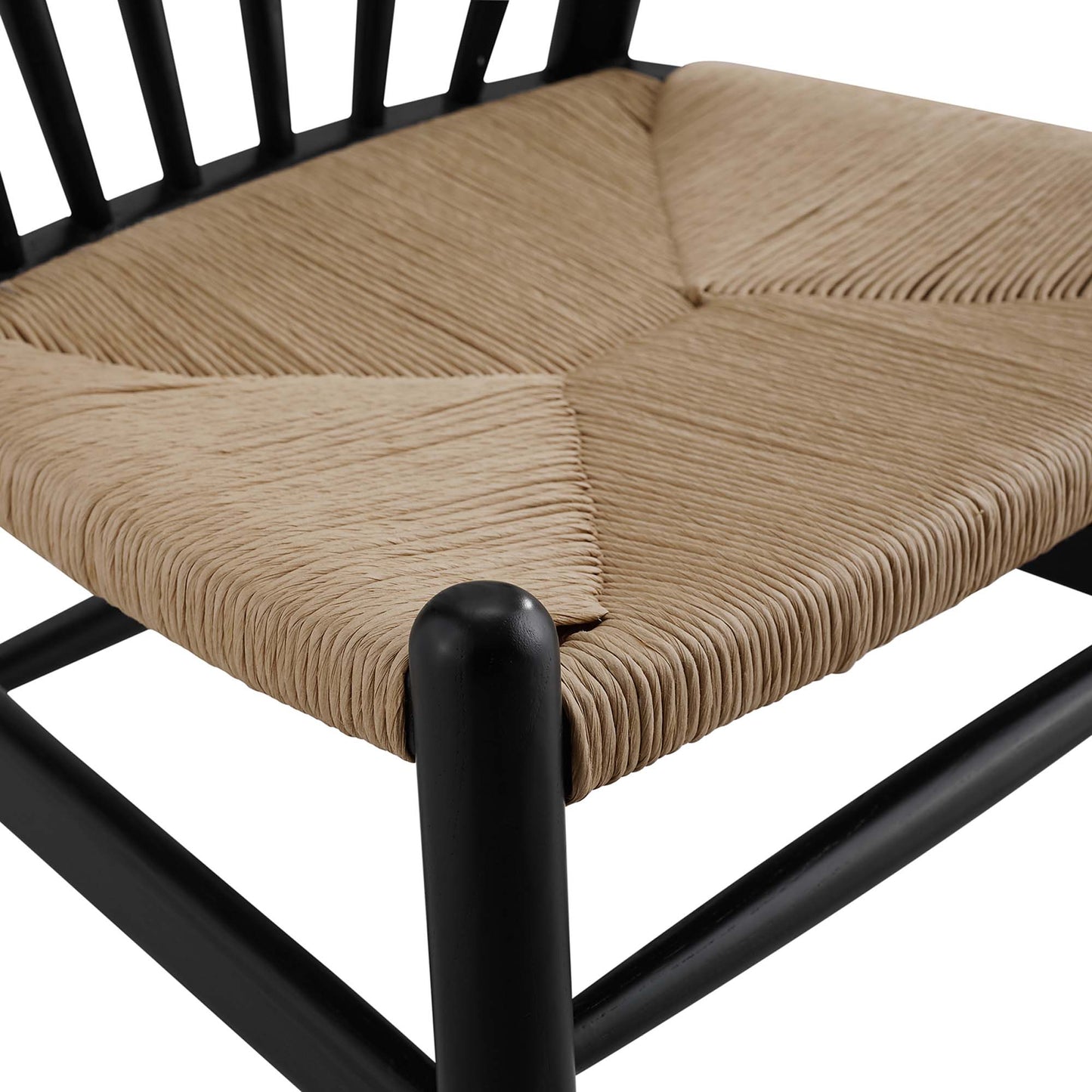 Modway - Flourish Spindle Wood Dining Side Chair by Modway  Bar and Dining Dining Chairs Black - EEI-3338-BLK