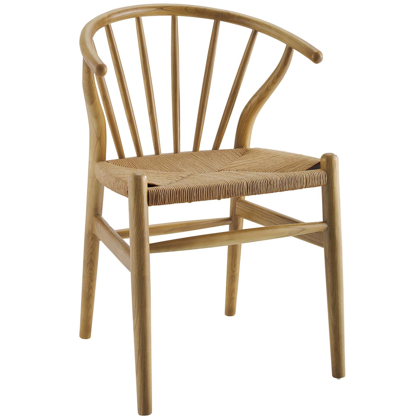 Modway - Flourish Spindle Wood Dining Side Chair by Modway  Bar and Dining Dining Chairs Brown - EEI-3338-NAT