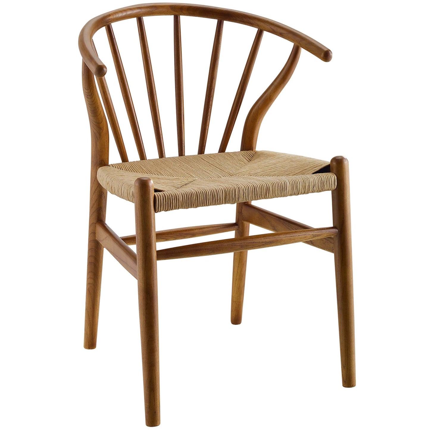 Modway - Flourish Spindle Wood Dining Side Chair by Modway  Bar and Dining Dining Chairs Brown - EEI-3338-WAL