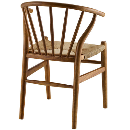 Modway - Flourish Spindle Wood Dining Side Chair by Modway  Bar and Dining Dining Chairs Brown - EEI-3338-WAL