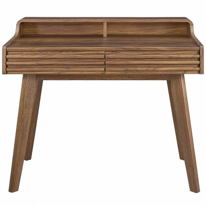Modway - Render Writing Desk by Modway  Office Furniture Computer Desks Brown - EEI-3342-WAL