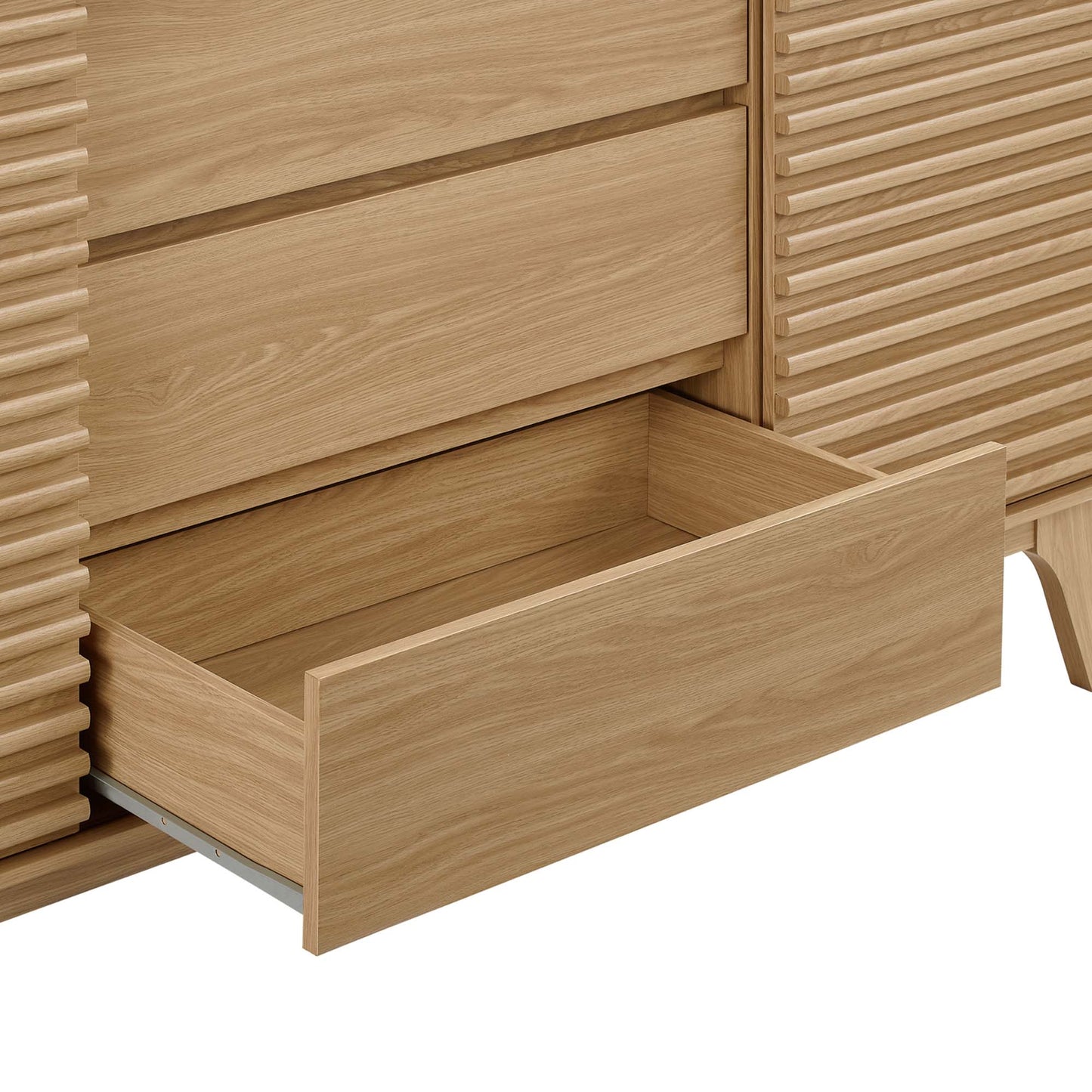 Modway - Render 63" Sideboard Buffet Table or TV Stand by Modway  Living Room  Brown - EEI-3344-OAK