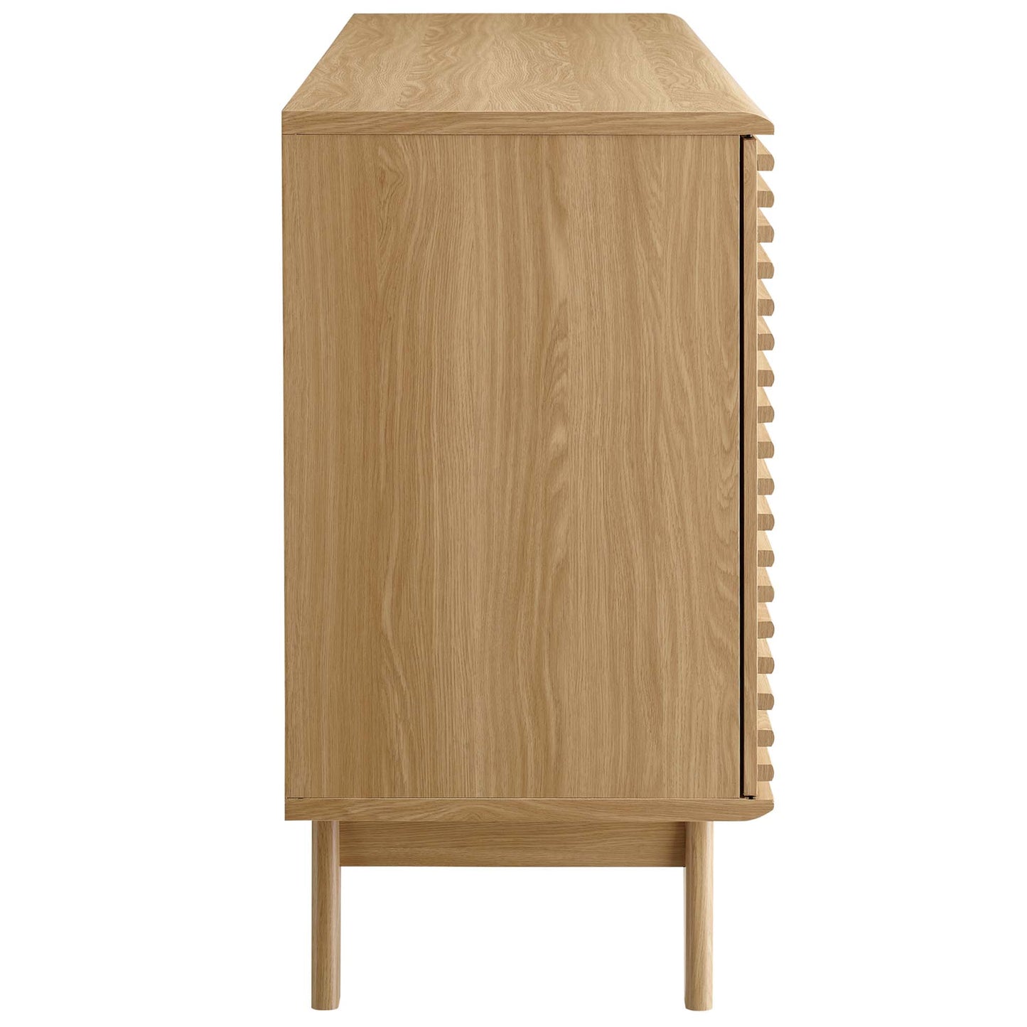 Modway - Render 63" Sideboard Buffet Table or TV Stand by Modway  Living Room  Brown - EEI-3344-OAK