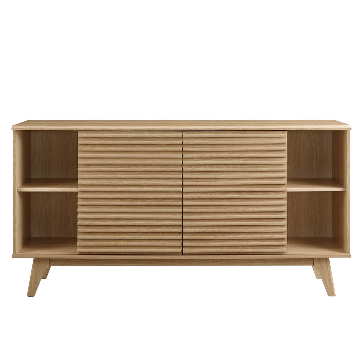 Modway - Render 63" Sideboard Buffet Table or TV Stand by Modway  Living Room  Brown - EEI-3344-OAK