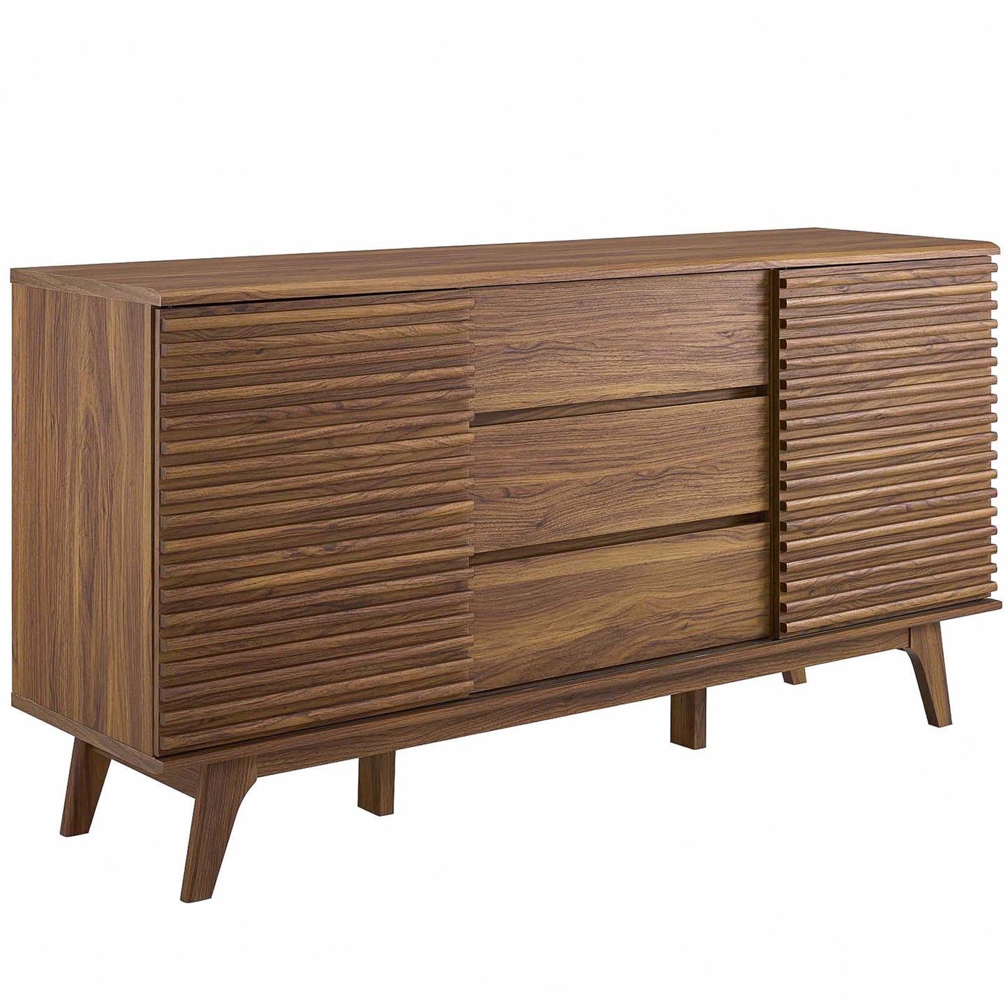 Modway - Render 63" Sideboard Buffet Table or TV Stand by Modway  Living Room  Brown - EEI-3344-WAL