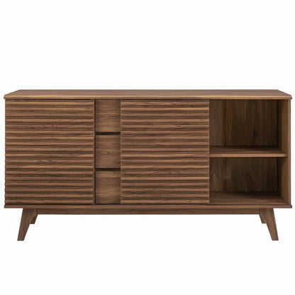 Modway - Render 63" Sideboard Buffet Table or TV Stand by Modway  Living Room  Brown - EEI-3344-WAL