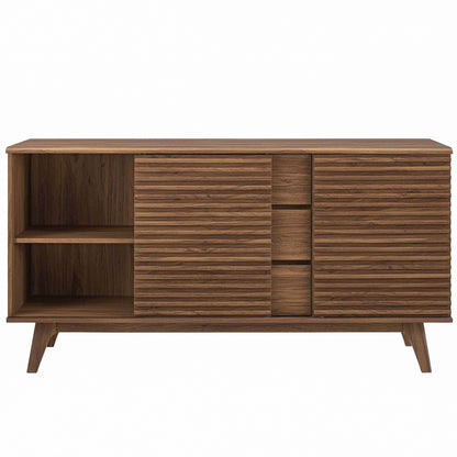 Modway - Render 63" Sideboard Buffet Table or TV Stand by Modway  Living Room  Brown - EEI-3344-WAL