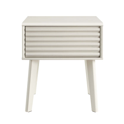 Modway - Render End Table by Modway  Bedroom Case Goods White - EEI-3345-WHI