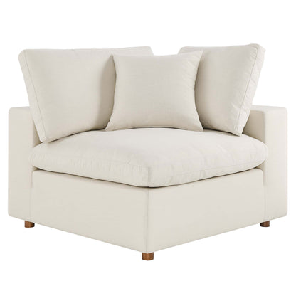 Modway Outlet Commix 2 Piece Down Filled Overstuffed Sectional Sofa Set by Modway  Living Room Furniture Light Beige - EEI-3354-LBG