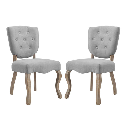 Modway Outlet Array Dining Side Chair Set of 2 by Modway  Bar and Dining Furniture Light Gray - EEI-3383-LGR
