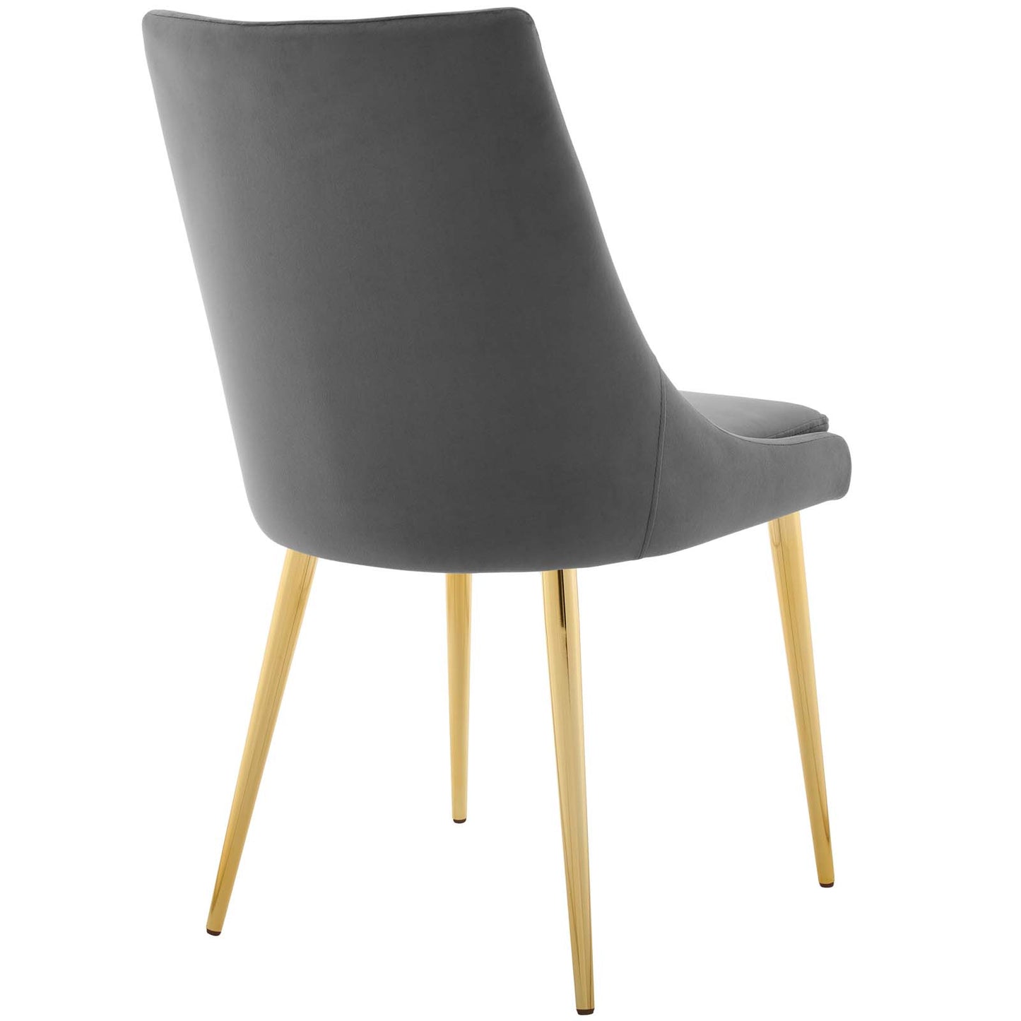 Modway Outlet Viscount Modern Accent Performance Velvet Dining Chair by Modway  Bar and Dining Furniture Gray - EEI-3416-GRY