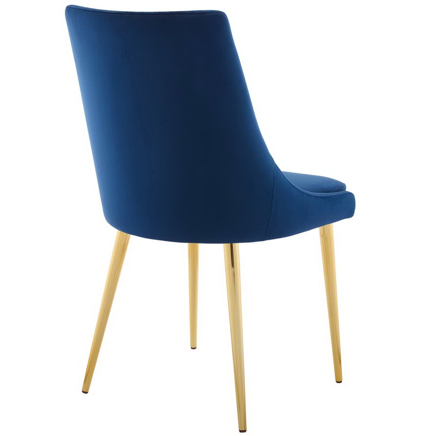 Modway Outlet Viscount Modern Accent Performance Velvet Dining Chair by Modway  Bar and Dining Furniture Navy - EEI-3416-NAV