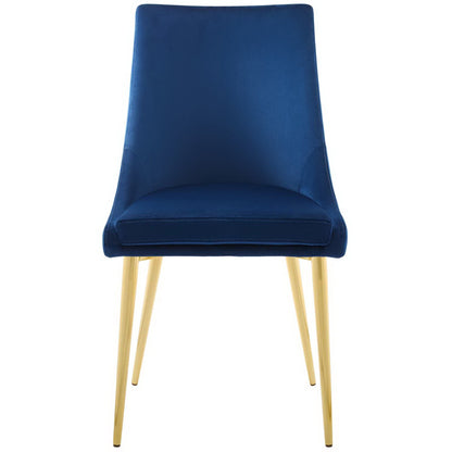 Modway Outlet Viscount Modern Accent Performance Velvet Dining Chair by Modway  Bar and Dining Furniture Navy - EEI-3416-NAV