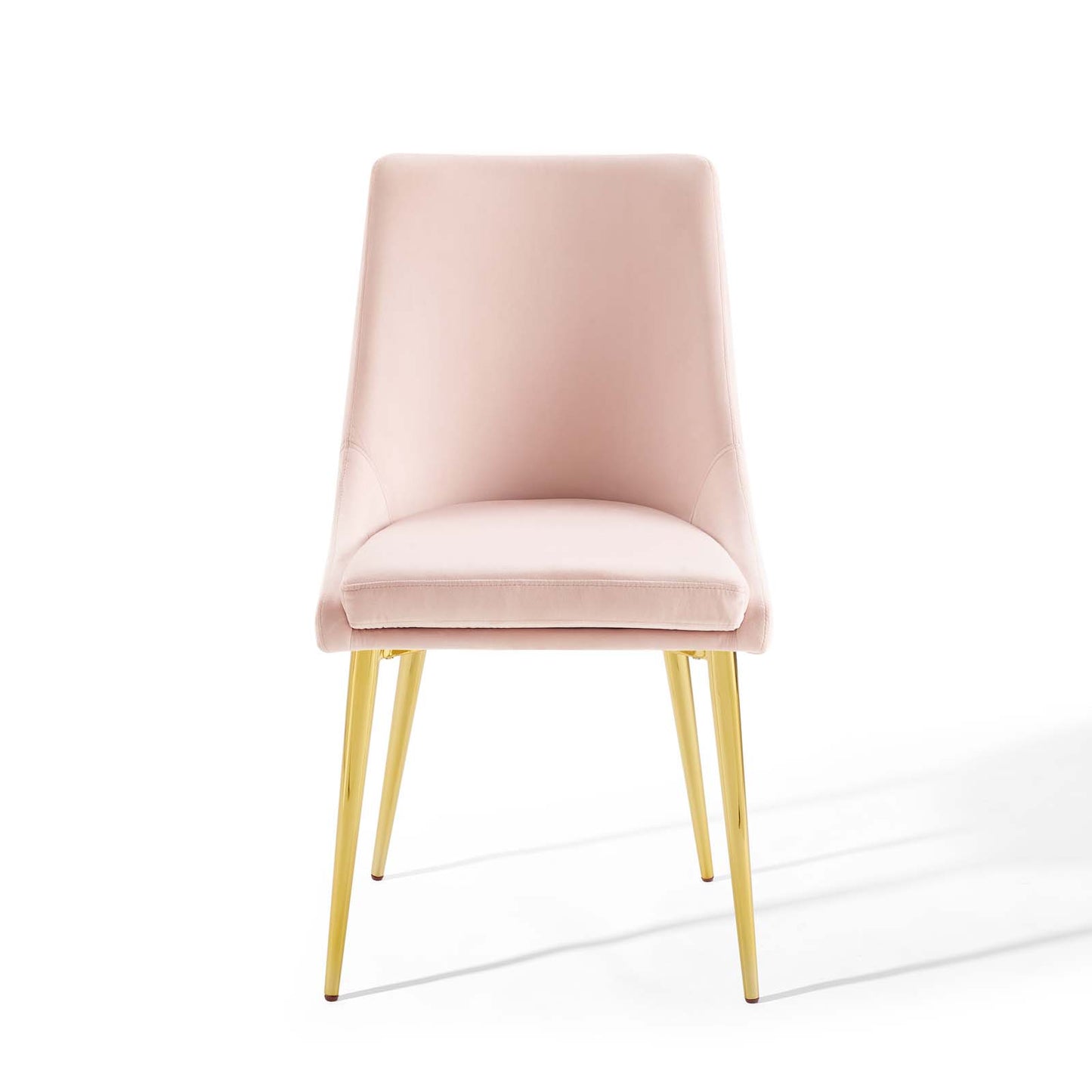 Modway Outlet Viscount Modern Accent Performance Velvet Dining Chair by Modway  Bar and Dining Furniture Pink - EEI-3416-PNK