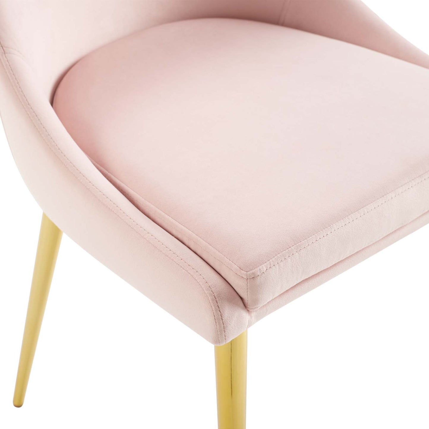 Modway Outlet Viscount Modern Accent Performance Velvet Dining Chair by Modway  Bar and Dining Furniture Pink - EEI-3416-PNK
