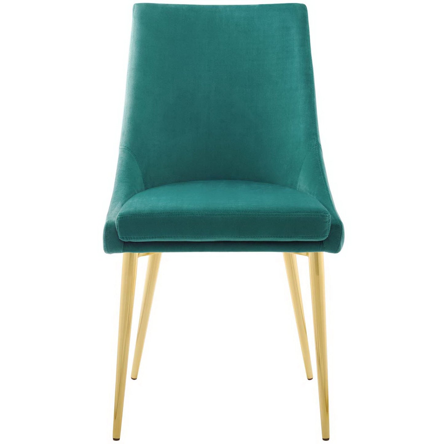 Modway Outlet Viscount Modern Accent Performance Velvet Dining Chair by Modway  Bar and Dining Furniture Teal - EEI-3416-TEA